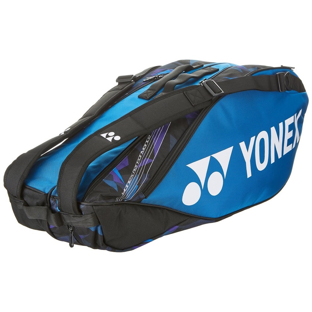 Yonex Pro Racquet 6 Pack Bag Blue Tennis Bag